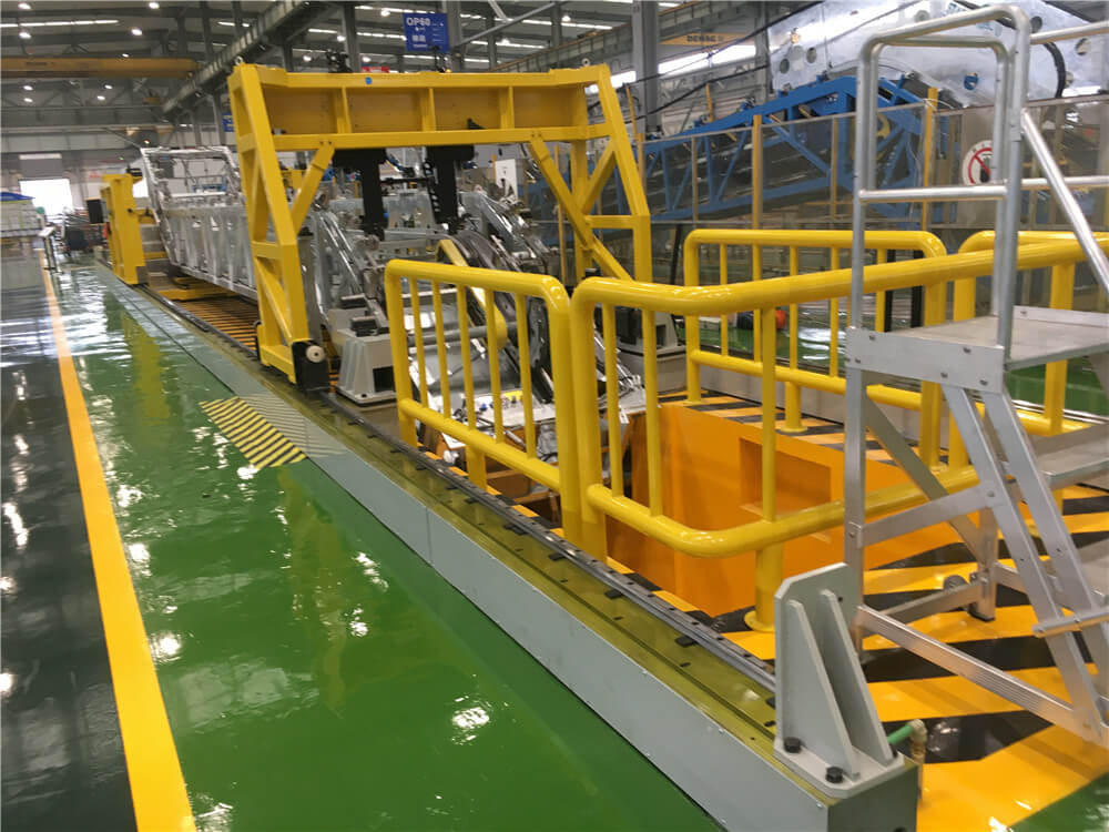 扶梯裝配工裝現(xiàn)場圖5